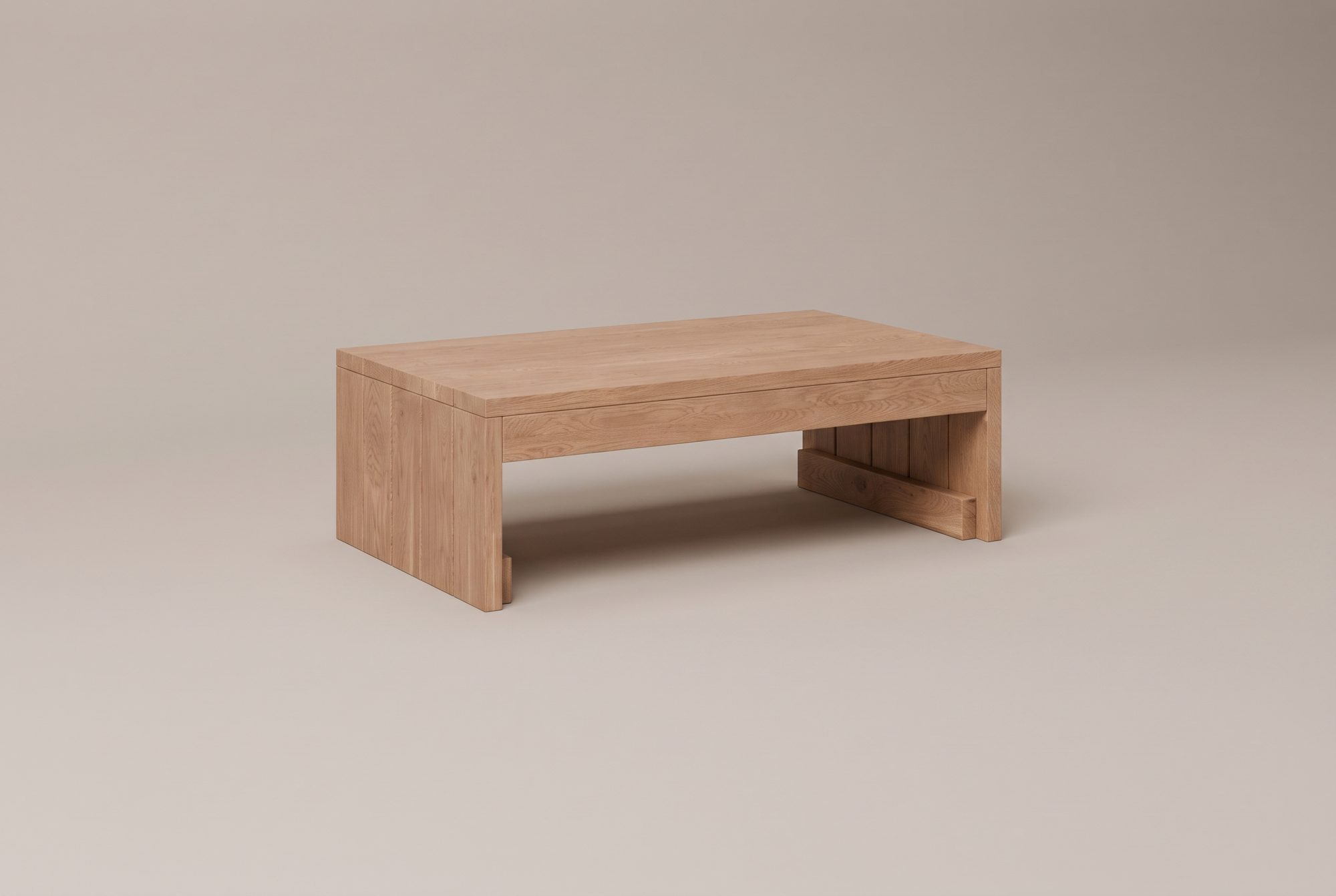 Block Coffee Table, front view